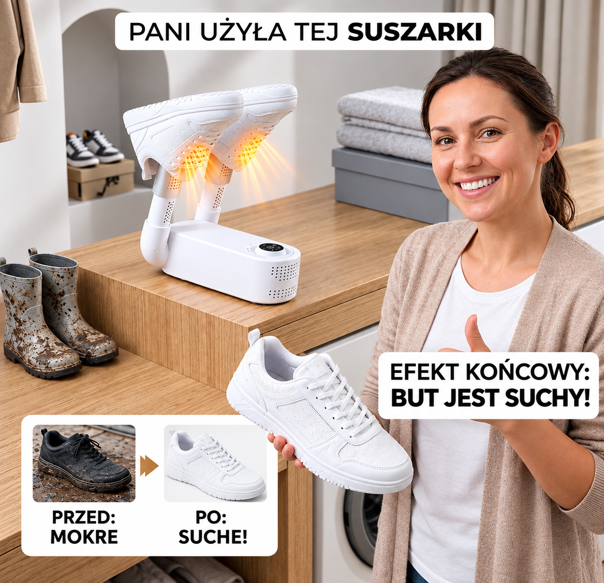 SuchyKrok™ - Suszarka do butów